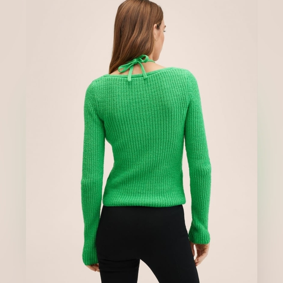 Mango bow tie sweater - Picture 4 of 6